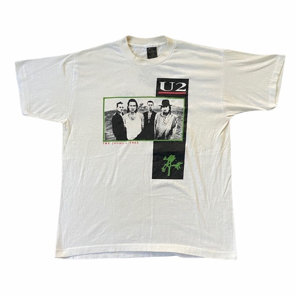 Vintage 80s U2 Joshua Tree Tour Double Sided Tee